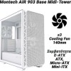 Montech Air 903 Base Gaming Midi Tower Κουτί Υπολογιστή Λευκό