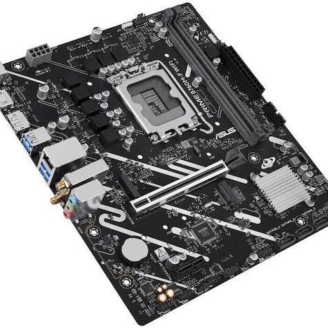 Asus Prime B760M-F WIFI Motherboard Micro ATX με Intel 1700 Socket 90MB1N00-M0EAY0