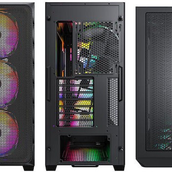 Montech Air 903 Max Gaming Midi Tower Κουτί Υπολογιστή με Πλαϊνό Παράθυρο Μαύρο