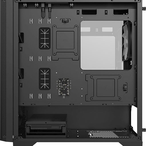 Montech AIR 100 ARGB Gaming Mini Tower Κουτί Υπολογιστή με Πλαϊνό Παράθυρο Μαύρο
