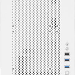 Montech AIR 100 ARGB Gaming Mini Tower Κουτί Υπολογιστή με Πλαϊνό Παράθυρο Λευκό
