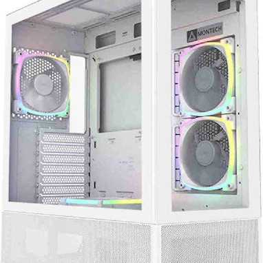 Montech Sky Two Gaming Midi Tower Κουτί Υπολογιστή με RGB Φωτισμό Λευκό