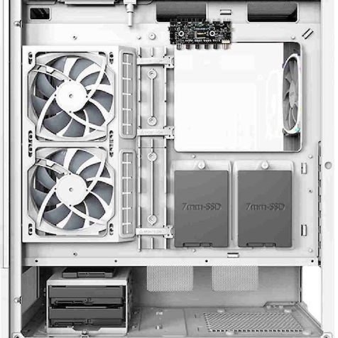 Montech Sky Two Gaming Midi Tower Κουτί Υπολογιστή με RGB Φωτισμό Λευκό