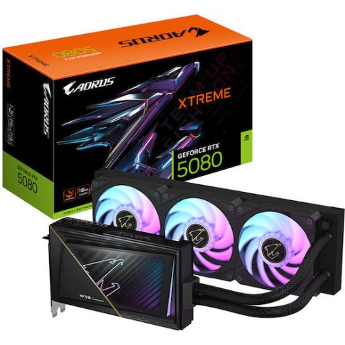Gigabyte GeForce RTX 5080 16GB GDDR7 Aorus Xtreme Waterforce Κάρτα Γραφικών