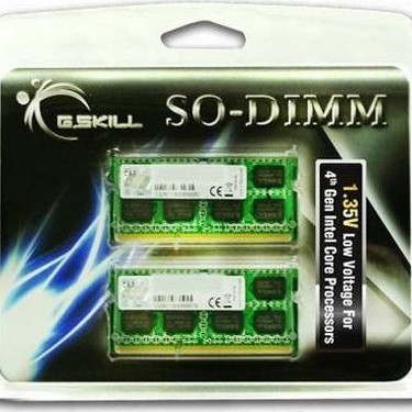 G.Skill DDR3L 16GB RAM με 2x8GB Modules και Ταχύτητα 1600 για Laptop
