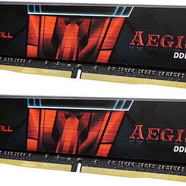 G.Skill Aegis DDR4 32GB RAM με 2x16GB Modules και Ταχύτητα 2400 για Desktop