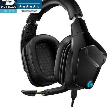 Logitech G935 Ασύρματο Over Ear Gaming Headset με σύνδεση 3.5mm / USB