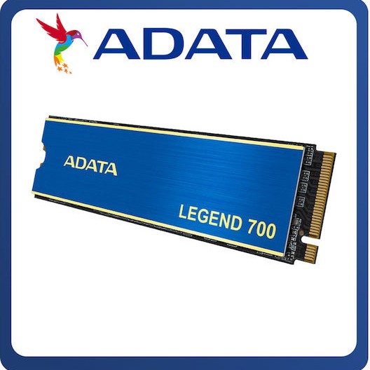 Adata LEGEND 700 SSD 512GB M.2 NVMe PCI Express 3.0 Bulk ALEG-700-512GCS