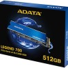 Adata LEGEND 700 SSD 512GB M.2 NVMe PCI Express 3.0 Bulk ALEG-700-512GCS