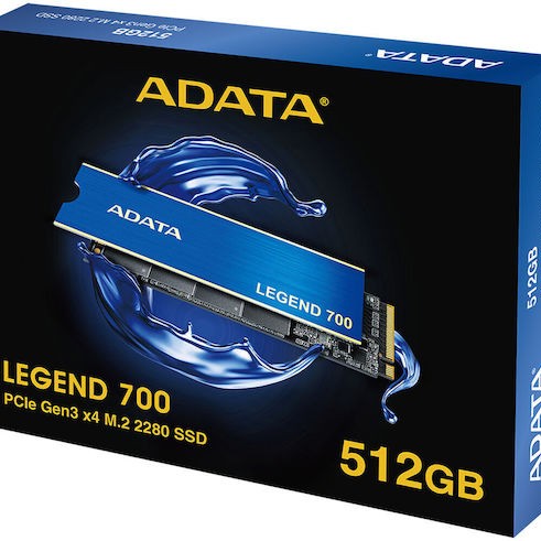 Adata LEGEND 700 SSD 512GB M.2 NVMe PCI Express 3.0 Bulk ALEG-700-512GCS