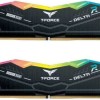 TeamGroup Delta RGB DDR5 32GB RAM με 2x16GB Modules και Ταχύτητα 6000 για Desktop