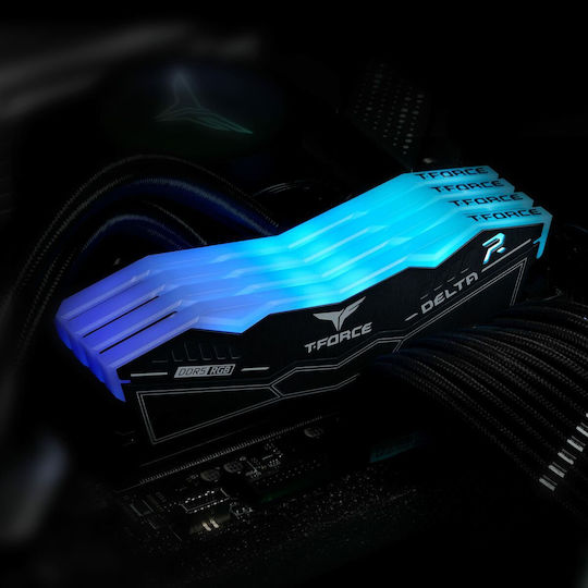 TeamGroup Delta RGB DDR5 32GB RAM με 2x16GB Modules και Ταχύτητα 6000 για Desktop