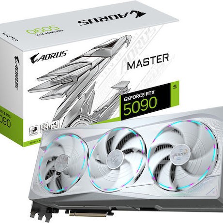 Gigabyte GeForce RTX 5090 32GB GDDR7 MASTER ICE 32G Κάρτα Γραφικών