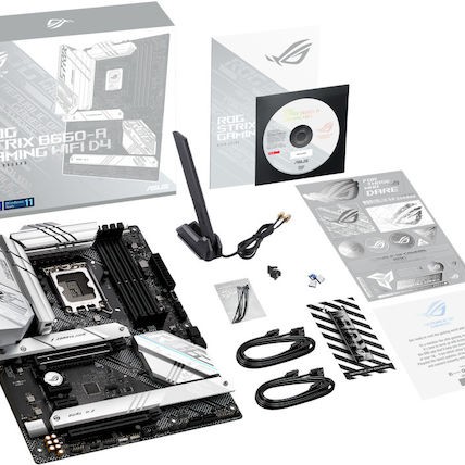 Asus ROG Strix B660-A Gaming WiFi D4 Motherboard ATX με Intel 1700 Socket 90MB18S0-M0EAY0