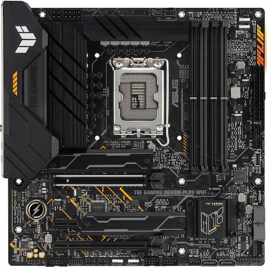 Asus TUF Gaming B660M-PLUS WIFI Motherboard Micro ATX με Intel 1700 Socket 90MB1AZ0-M0EAY0