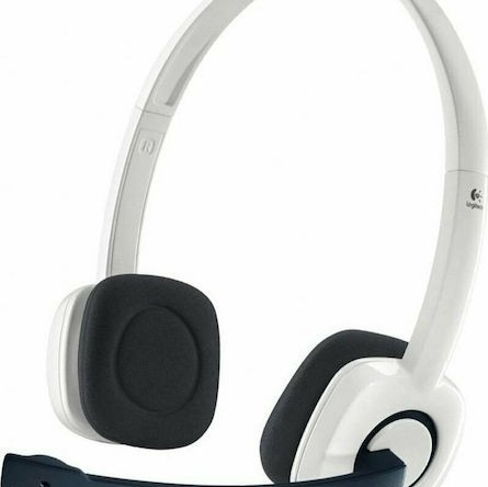 Logitech H150 On Ear Multimedia Ακουστικά με μικροφωνο και σύνδεση 3.5mm Jack σε Λευκό χρώμα
