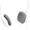 Logitech H150 On Ear Multimedia Ακουστικά με μικροφωνο και σύνδεση 3.5mm Jack σε Λευκό χρώμα