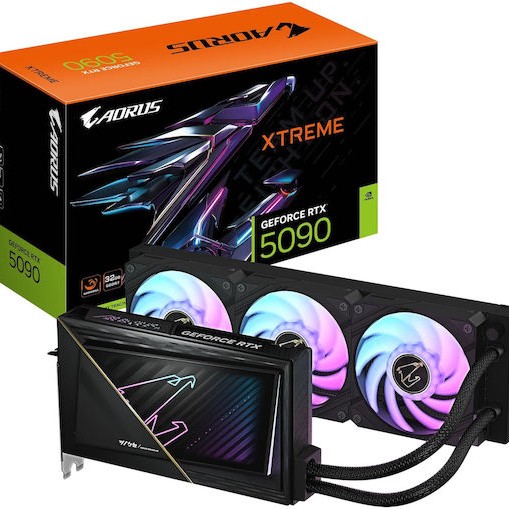 Gigabyte GeForce RTX 5090 32GB GDDR7 Xtreme Waterforce Κάρτα Γραφικών