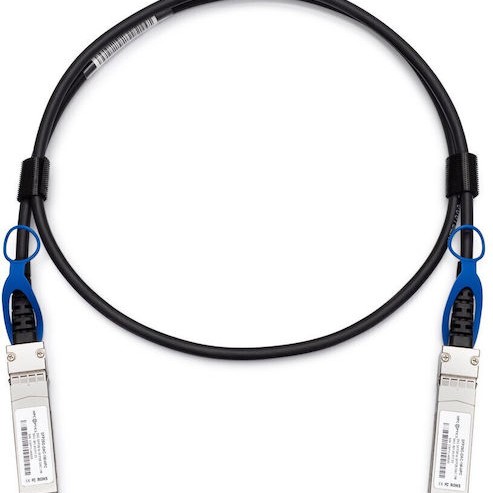 Ubiquiti Καλώδιο Οπτικής Ίνας SFP+ 0.5m Μαύρο 1τμχ