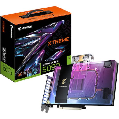 Gigabyte GeForce RTX 5090 32GB GDDR7 Xtreme Waterforce WB Κάρτα Γραφικών