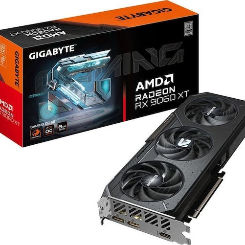 Gigabyte Radeon RX 9060 XT 8GB GDDR6 GAMING OC Κάρτα Γραφικών