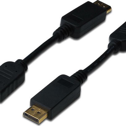 Digitus Μετατροπέας DisplayPort male σε HDMI female (AK-340400-001-S)
