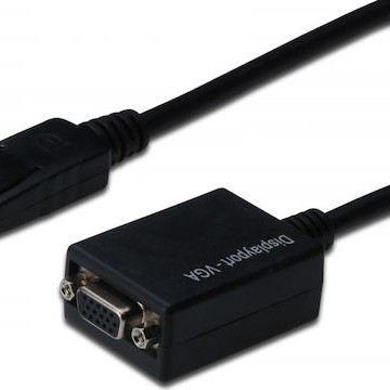 Digitus do Μετατροπέας DisplayPort female σε VGA female 1τμχ