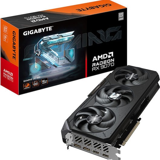 Gigabyte Radeon RX 9070 16GB GDDR6 GAMING OC Κάρτα Γραφικών