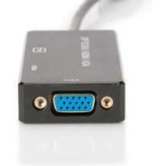 Digitus Μετατροπέας DisplayPort male σε DVI-D / HDMI / VGA female (AK-340418-002-S)