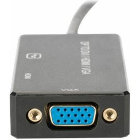 Digitus Μετατροπέας DisplayPort male σε DVI-D / HDMI / VGA female (AK-340418-002-S)