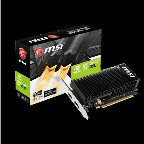 MSI GeForce GT 1030 4GB GDDR4 4GHD4 LP OC Κάρτα Γραφικών
