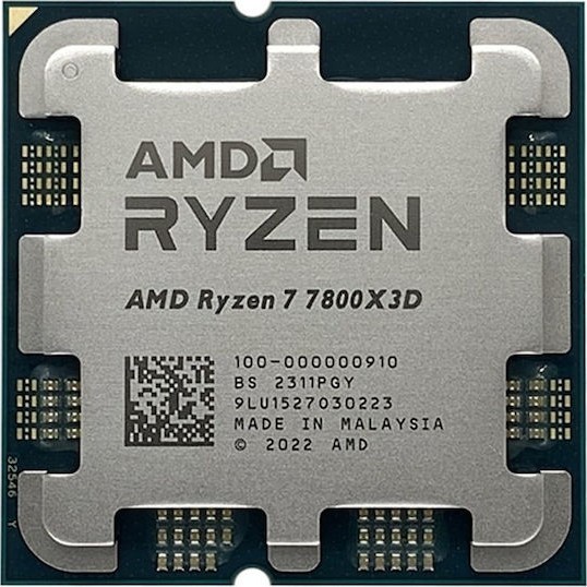 AMD Ryzen 7 7800X3D 4.2GHz Επεξεργαστής 8 Πυρήνων για Socket AM5 Tray