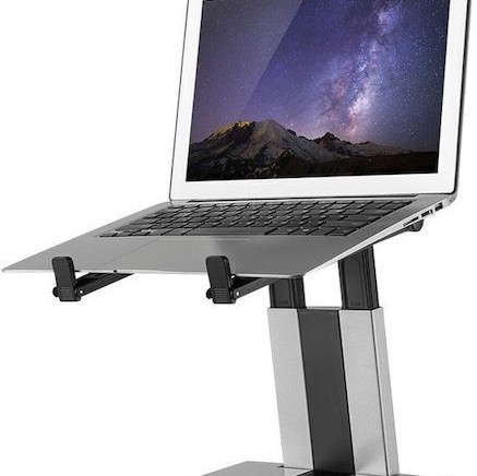 Digitus Vertical Notebook Βάση Στήριξης για Laptop Ασημί 10kg max