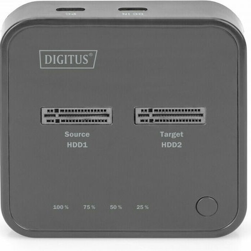 Digitus Docking Station για 2 Σκληρούς Δίσκους SATA M.2(2242)