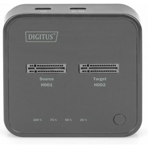 Digitus Docking Station για 2 Σκληρούς Δίσκους SATA M.2(2242)