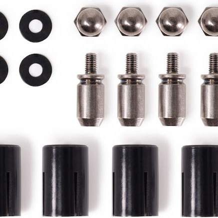 Alphacool Core Push Mounting 17mm M3/m4/unc 6-32 Set 4x Γκρι