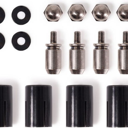 Alphacool Core Push Mounting 17mm M3/m4/unc 6-32 Set 4x Γκρι