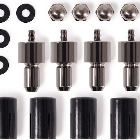 Alphacool Core Push Mounting 25mm M3/m4/unc 6-32 Set 4x Γκρι