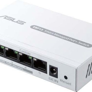 Asus ExpertWiFi EBP15 Managed PoE+ Switch με 5 Θύρες Ethernet και 5 SFP Θύρες