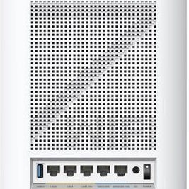 Asus ZenWiFi BQ16 v1 WiFi Mesh Network Access Point Wi‑Fi 7 Quad Band (2.4 & 5 & 5 & 6GHz) σε Διπλό Kit Λευκό