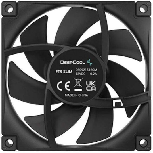 Deepcool FT9 Slim Case Fan 92mm με Σύνδεση 4-Pin PWM