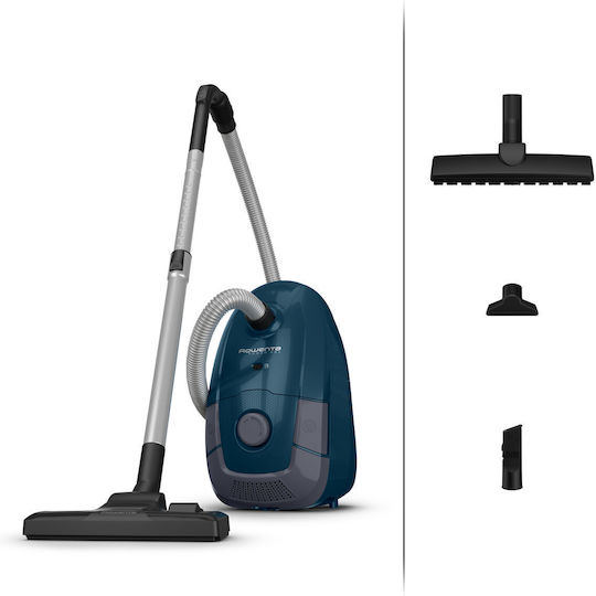 Rowenta RO3126EA Ηλεκτρική Σκούπα 750W με Σακούλα 4lt Μπλε