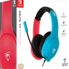 Turtle Beach Airlite Fit Over Ear Gaming Headset με σύνδεση 3.5mm Κόκκινο / Μπλε for Nintendo Switch