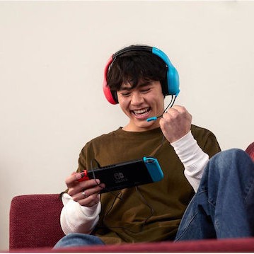 Turtle Beach Airlite Fit Over Ear Gaming Headset με σύνδεση 3.5mm Κόκκινο / Μπλε for Nintendo Switch