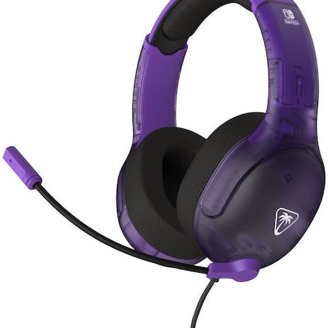 Turtle Beach Airlite Fit Over Ear Gaming Headset με σύνδεση 3.5mm Μωβ