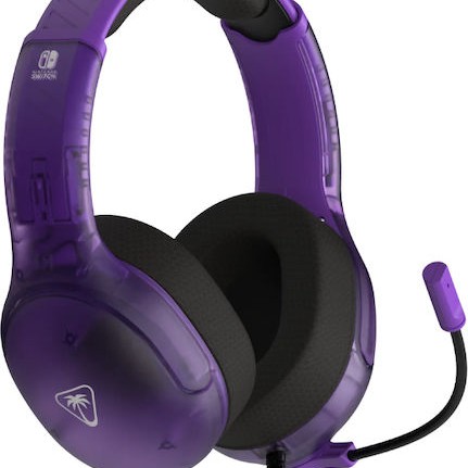 Turtle Beach Airlite Fit Over Ear Gaming Headset με σύνδεση 3.5mm Μωβ