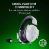 Razer BLACKSHARK V2 X Over Ear Gaming Headset με σύνδεση 3.5mm Λευκό