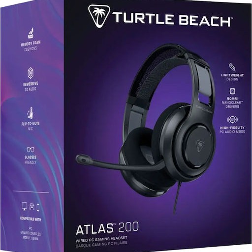 Turtle Beach Atlas 200 Over Ear Gaming Headset με σύνδεση 3.5mm
