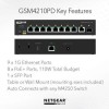 NetGear GSM4210PD Managed L2 PoE Switch με 9 Θύρες Gigabit (1Gbps) Ethernet και 1 SFP Θύρα