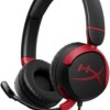 HyperX Cloud Mini On Ear Gaming Headset με σύνδεση 3.5mm Red/Black for Nintendo Switch / PC / PS4 / PS5 / XBOX